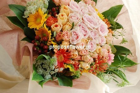 グランドニッコー東京台場でプロポーズの花束